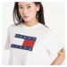 Tričko Tommy Jeans Flag Badge Boxy Fit T-Shirt Ancient White