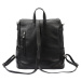 Dámský kožený batoh MiaMore 01-061 černý
