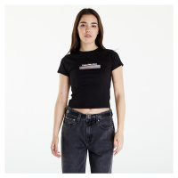 Calvin Klein Jeans Diffused Box Fitted Short Sleeve Tee Black