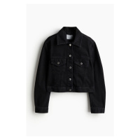 H & M - Džínová bunda - černá