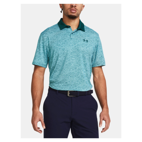 Tričko Under Armour UA T2G Printed Polo-BLU