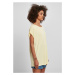 Dámské tričko krátký rukáv // Urban Classics Ladies Modal Extended Shoulder Tee softyellow