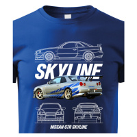 Dětské tričko Nissan Skyline GTR  - kvalitní tisk a rychlé dodání