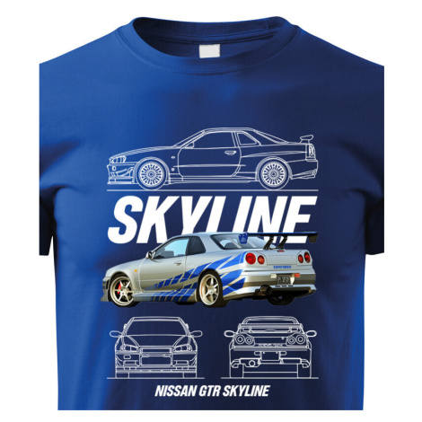 Dětské tričko Nissan Skyline GTR  - kvalitní tisk a rychlé dodání BezvaTriko