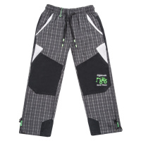 Chlapecké outdoorové kalhoty - GRACE B-84264, šedozelená/ zelená aplikace Barva: Šedá