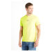 Žluto-zelené pánské tričko Celio Deside