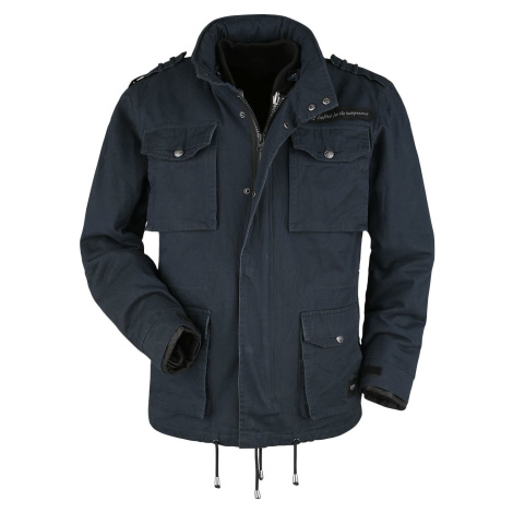 Black Premium by EMP Army Field Jacket Zimní bunda tmavě modrá
