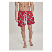 Urban Classics Pattern?Swim Shorts firered/rose