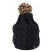 Finmark WINTER HAT Dámská pletená čepice, černá, velikost