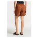 ŠORTKY GANT LINEN VISCOSE PULL-ON SHORTS hnědá