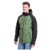 Meatfly pánská softshell bunda Rasmussen Forest Green/Black | Černá