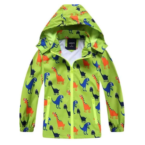 Chlapecká jarní/ podzimní bunda - KUGO B2828, zelinkavá Barva: Zelená