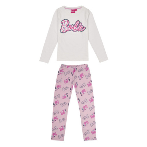 Barbie Dívčí pyžamo (bílá)