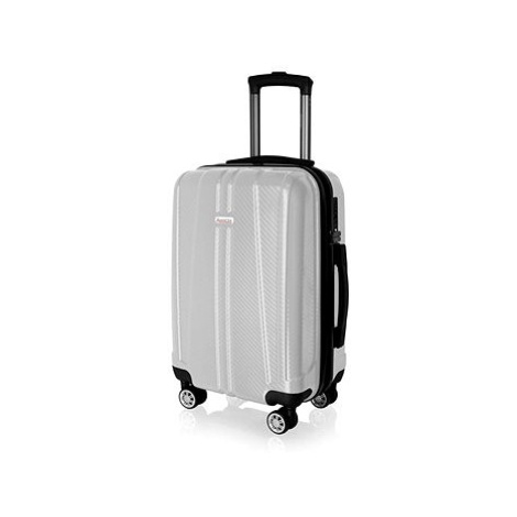 Avancea Cestovní kufr DE1088MC Stříbrný S
