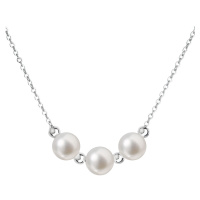 Evolution Group Perlový náhrdelník z pravých říčních perel bílý 22017.1