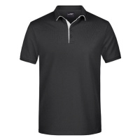 James&Nicholson Pánská polokošile JN726 Black