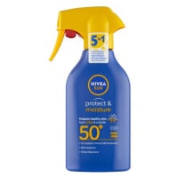 Nivea Hydratační sprej na opalování s pumpičkou SPF 50+ Sun (Protect & Moisture Spray) 270 ml