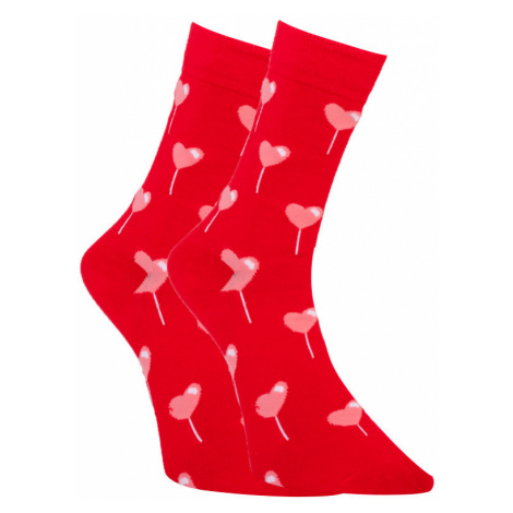 Veselé ponožky Dots Socks srdíčka (DTS-SX-488-W) S