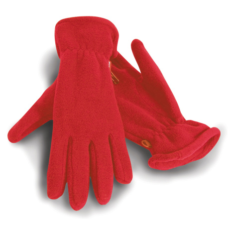 Result Unisex feecové rukavice R144X Red