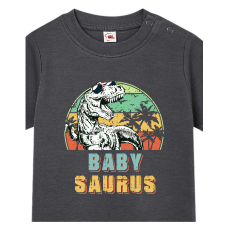 Tričko pro miminka s potiskem Babysaurus BezvaTriko