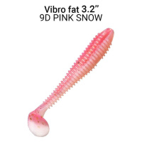 Crazy Fish Gumová Nástraha Vibro Fat 8cm 5ks Barva: 9D pink snow, Délka cm: 8cm