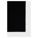 Komín ze směsi vlny Sisley černá barva, hladký