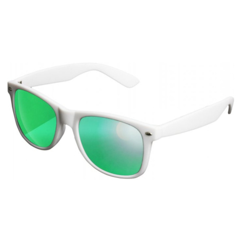 Sluneční brýle Urban Classics Likoma zrcadlové - bílo/zelené