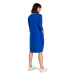 Bewear Dámské midi šaty Czesl B083 tmavě modrá Tmavě modrá