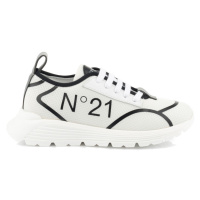 Tenisky no21 logo print gymnic sneakers bílá