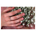OLIVIE Stříbrný prstýnek ANTEA ROSE 4411