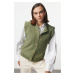 Trendyol Mint Crew Neck Fitted Vest