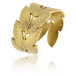 Emily Westwood Slušivý pozlacený prsten z oceli Mary EWR23025G