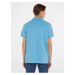 Světle modré pánské polo tričko Tommy Jeans Badge Polo