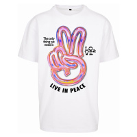 Mister Tee /ive in Peace Oversize Tee white