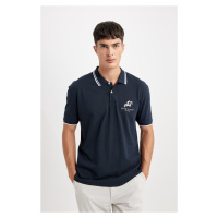 DEFACTO New Regular Fit Short Sleeve Pique Polo Basic T-Shirt