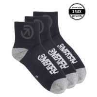 Unisex ponožky Meatfly Middle Triple černá