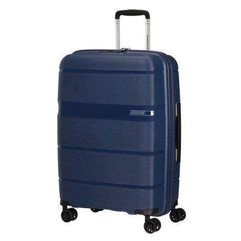 American Tourister Skořepinový cestovní kufr Linex 63 l - tmavě modrá
