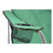 Divero 35943 Sada 2 ks skládací kempingová židle s polštářkem - zelená