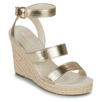 Only ONLAMELIA-16 WEDGE SANDAL FOIL Zlatá