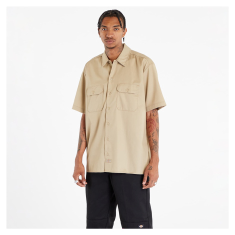 Dickies Work Shirt Ss Rec Khaki