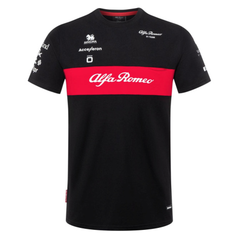Alfa Romeo Racing dětské tričko official black F1 Team 2023 Stichd