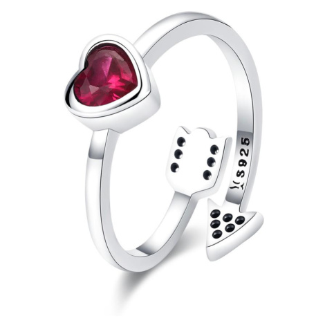 Linda's Jewelry Stříbrný prsten Šíp Lásky Ag 925/1000 IPR104-UNI Velikost: Univerzální