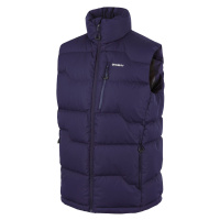 Husky Deep M, dark blue Pánská péřová vesta na zip