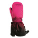 Dětské lyžařské rukavice Relax PUZZYTO - černo-růžová
