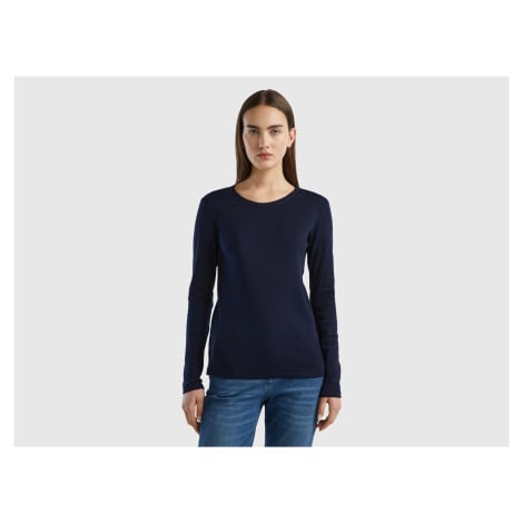 Benetton, Long Sleeve Pure Cotton T-shirt United Colors of Benetton