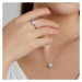Romantický stříbrný set náhrdelník a prsten