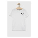 Dětské tričko Puma ACTIVE Small Logo Tee B bílá barva, s potiskem