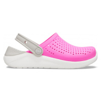 CROCS-LiteRide Clog K electric pink/white Růžová