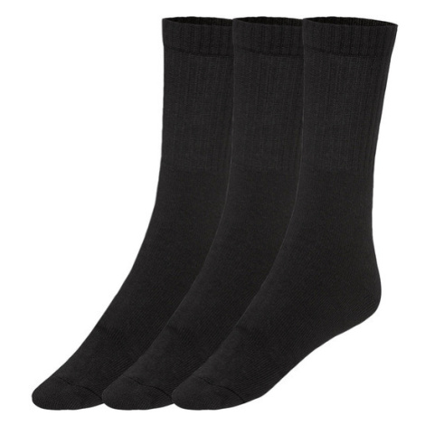LIVERGY® Pánské ponožky, 3 páry (černá)