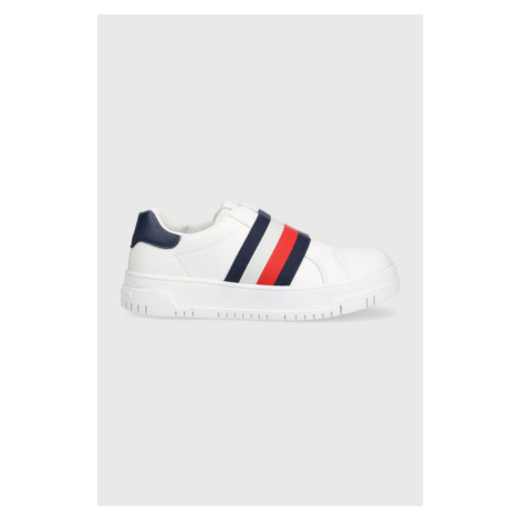 Dětské sneakers boty Tommy Hilfiger bílá barva